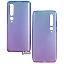 Чехол для Xiaomi Mi 10, Gradient Design, силиконовый ультратонкий, (blue/purple)