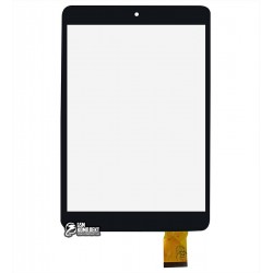 Тачскрин для китайского планшета 7.85", 40 pin, с маркировкой GT79PG163, размер 197*131 мм, черный