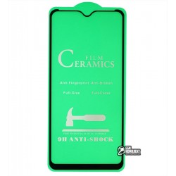 Защитное оргстекло для Samsung A107 Galaxy A10s (2019), Ceramica, с фаской, черное Защитное оргстекло для Samsung A107 Galaxy A10s (2019), Ceramica, с фаской, черное