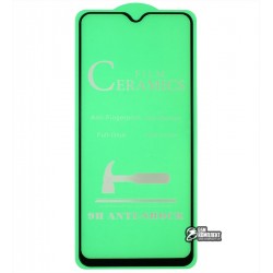 Защитное оргстекло для Samsung M205 Galaxy M20, Ceramica, с фаской, черное