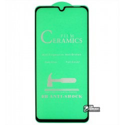 Защитное оргстекло для Huawei P30 Lite, Ceramica, с фаской, черное