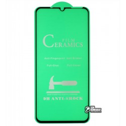 Защитное оргстекло для Xiaomi Mi9 Lite, Mi CC9, Ceramica, с фаской, черное