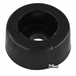 Резиновая ножка под винт для корпуса, черная d=13мм