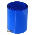 Термозбіжна стрічка для акумуляторів синій колір, ширина 65мм, 1м, діаметр 40мм