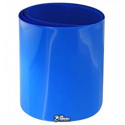 Термоусадочная лента для аккумуляторов синяя, ширина 90мм, 1м, диаметр 50мм