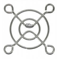 Решетка для вентилятора 40 x 40 mm, металлическая, никелированная