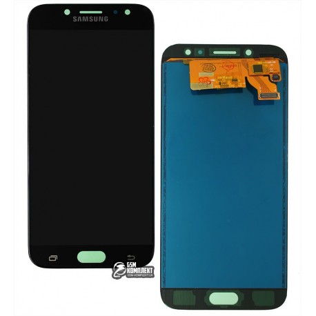 Дисплей для Samsung J730 Galaxy J7 (2017), черный, с сенсорным экраном, с регулировкой яркости, (TFT), Сopy