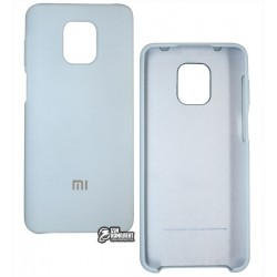 Чехол для Xiaomi Redmi Note 9S, Redmi Note 9 Pro, Silicone Cover, соффтач силикон, светло голубой