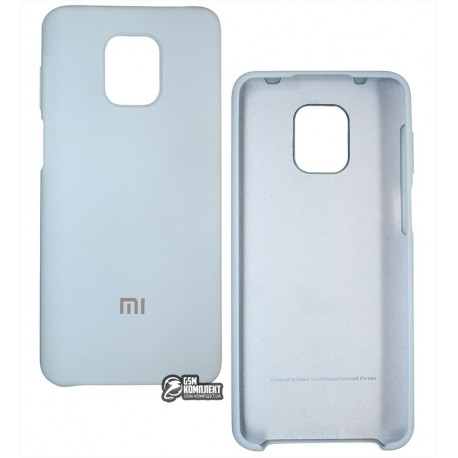 Чехол для Xiaomi Redmi Note 9S, Redmi Note 9 Pro, Silicone Cover, соффтач силикон, светло голубой Чехол для Xiaomi Redmi Note 9S, Redmi Note 9 Pro, Silicone Cover, соффтач силикон, светло голубой