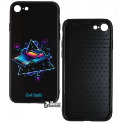 Чехол для iPhone 7/8/SE 2, ArtStudio Case CyberPunk Series (HQ Glass+TPU), car