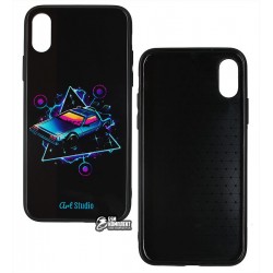 Чехол для iPhone X/Xs, ArtStudio Case CyberPunk Series (HQ Glass+TPU), car