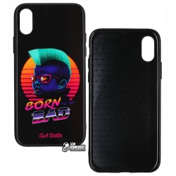Чехол для iPhone X/Xs, ArtStudio Case CyberPunk Series (HQ Glass+TPU), burn bad
