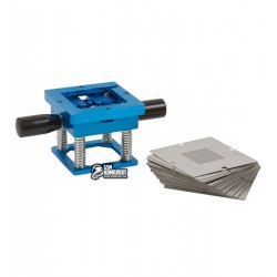 Набор для BGA-реболлинга, держатель + 10 универсальных траверетов 90 x 90 мм