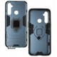 Чехол для Realme 5, Armor Case, с кольцом держателем, синий