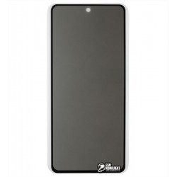 Закаленное защитное стекло для Xiaomi Redmi Note 9s, Redmi Note 9 Pro, 2.5D, Full Glue, Антишпион, черное