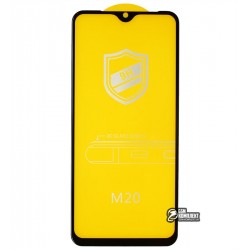 Закаленное защитное стекло для Samsung M205 Galaxy M20 (2019) , 0,3 мм 9H, 4D ARC, черное