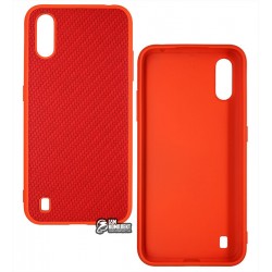 Чехол для Samsung A015 Galaxy A01 (2020), Carbon, силиконовый