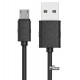 Кабель Micro-USB - USB, Baseus Yaven Cable 1 метр, 2.1А, силиконовый, черный