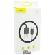 Кабель Micro-USB - USB, Baseus Yaven Cable 1 метр, 2.1А, силиконовый, черный