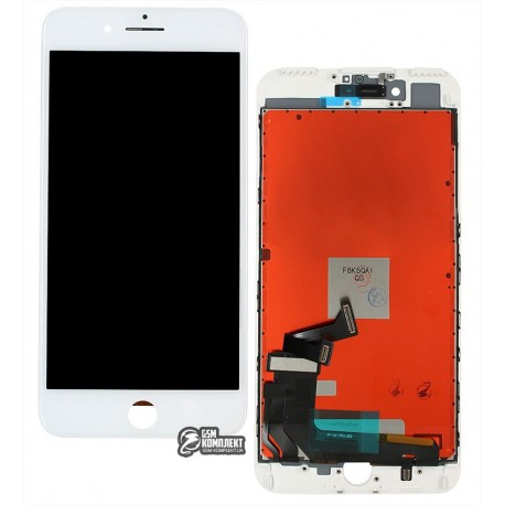 Дисплей iPhone 7 Plus, белый, с сенсорным экраном (дисплейный модуль), с рамкой, Сopy, NCC ESR ColorX