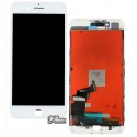 Дисплей iPhone 7 Plus, белый, с сенсорным экраном (дисплейный модуль), с рамкой, NCC ESR ColorX