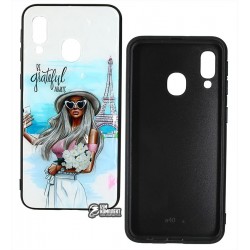Чехол для Samsung A405 Galaxy A40 (2020), силиконовый, Ladies Paris Чехол для Samsung A405 Galaxy A40 (2020), силиконовый, Ladies Paris