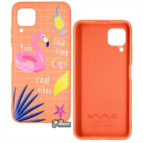 Чехол для Huawei P40 Lite/Nova 7i , WAVE Colorful Case, силикон, summer mood/peach