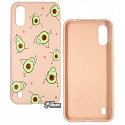 Чехол для Samsung A015 Galaxy A01 (2020), WAVE Colorful Case, силикон, avocado/pink sand