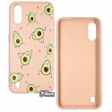 Чехол для Samsung A015 Galaxy A01 (2020), WAVE Colorful Case, силикон, avocado/pink sand