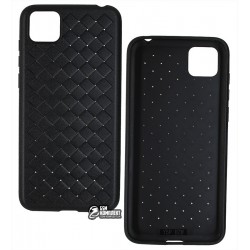 Чехол для Huawei Y5p/Honor 9S, Weaving Case, силикон, черный