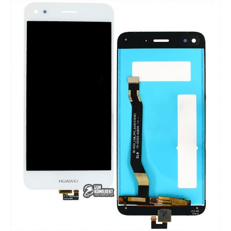 Дисплей Huawei Nova Lite (2017), P9 Lite mini, Y6 Pro (2017), белый, с сенсорным экраном (дисплейный модуль), High Copy