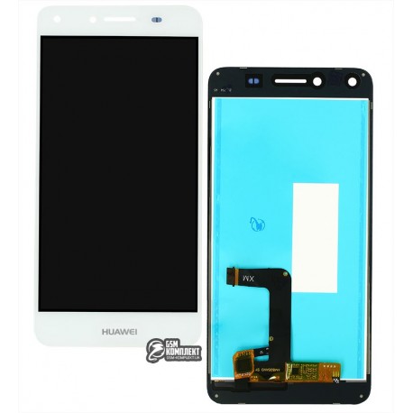 Дисплей Huawei Y5 II, белый, с сенсорным экраном (дисплейный модуль), High Copy, (CUN-U29/CUN-L21)