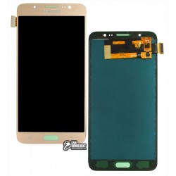 Дисплей Samsung J710 Galaxy J7 (2016), золотистый, с сенсорным экраном (дисплейный модуль), с регулировкой яркости, (TFT), Сopy Дисплей Samsung J710 Galaxy J7 (2016), золотистый, с сенсорным экраном (дисплейный модуль), с регулировкой яркости, (TFT), Сopy