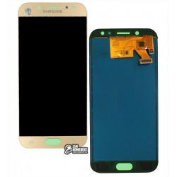 Дисплей Samsung J530 Galaxy J5 (2017), золотистый, с сенсорным экраном (дисплейный модуль), с регулировкой яркости, (TFT), Сopy Дисплей Samsung J530 Galaxy J5 (2017), золотистый, с сенсорным экраном (дисплейный модуль), с регулировкой яркости, (TFT), Сopy
