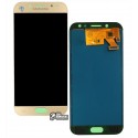 Дисплей Samsung J530 Galaxy J5 (2017), золотистий, з сенсорним екраном (дисплейний модуль), з регулюванням яскравості, (TFT), China quality