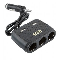 Разветвитель прикуривателя Olesson 1512, 2USB 12/24v