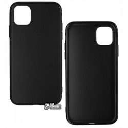 Чехол для Apple iPhone 11, Joy, матовый силикон, черный