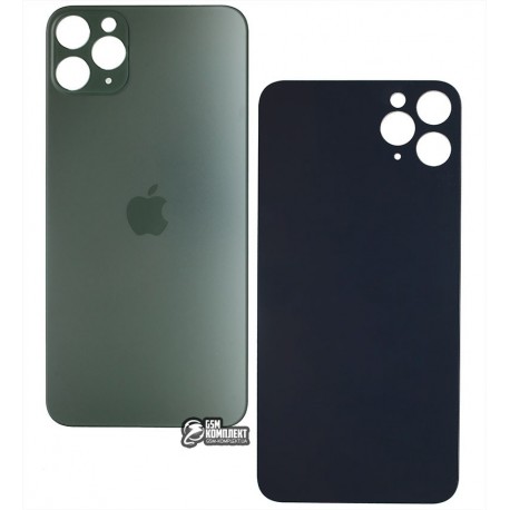 Задняя панель корпуса для iPhone 11 Pro Max, зеленая, не нужно снимать стекло камеры, small hole