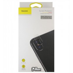 Защитное стекло на камеру Baseus For iPhone X/XS/XS Max, прозрачное