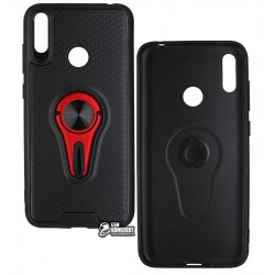 Чехол для Huawei Y7 (2019), Car Mount, с магнитом и держателем, силиконовый