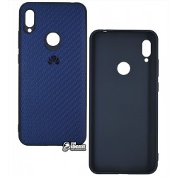 Чехол для Huawei Y6 (2019), Carbon, черный