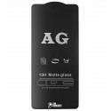 Закаленное защитное стекло для Samsung A415 Galaxy A41 2020, 0,26 мм 9H, 2.5D, Full Glue, матовое, черное