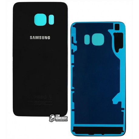 Задняя панель корпуса для Samsung G928 Galaxy S6 EDGE Plus, чёрная, 2.5D, original (PRC)