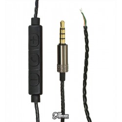 Сменный аудио кабель для ремонта наушников TRANSCTEGO, 3,5 мм разъем для наушников, 18 медных ядер