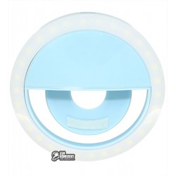 LED кольцо для селфи, Selfie Ring Light RK-12 (white)