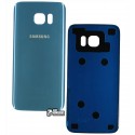 Задня панель корпусу для Samsung G935F Galaxy S7 EDGE, блакитний колір, оригінал (PRC)