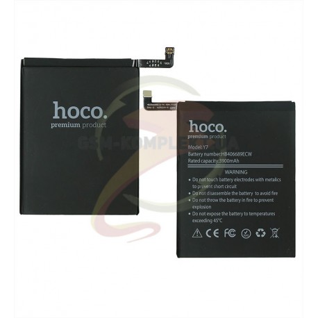 Аккумулятор Hoco HB406689ECW для Huawei Y7 (2018), Li-Polymer, 3,82 B, 3900 мАч