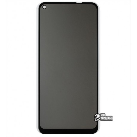 Закаленное защитное стекло для Samsung A115, M115 Galaxy A11, M11, 2.5D, Full Glue, Антишпион, черное