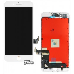 Дисплей iPhone 7 Plus, белый, с сенсорным экраном, с рамкой, AAA, Tianma, с пластиками камеры и датчика приближения Дисплей iPhone 7 Plus, белый, с сенсорным экраном, с рамкой, AAA, Tianma, с пластиками камеры и датчика приближения