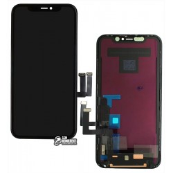 Дисплей для iPhone 11, черный, с сенсорным экраном, с рамкой, (TFT), AAA, Tianma Дисплей для iPhone 11, черный, с сенсорным экраном, с рамкой, (TFT), AAA, Tianma